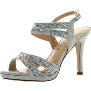 De Blossom MARCIE-33 Silver Womens sandals 6 NEW